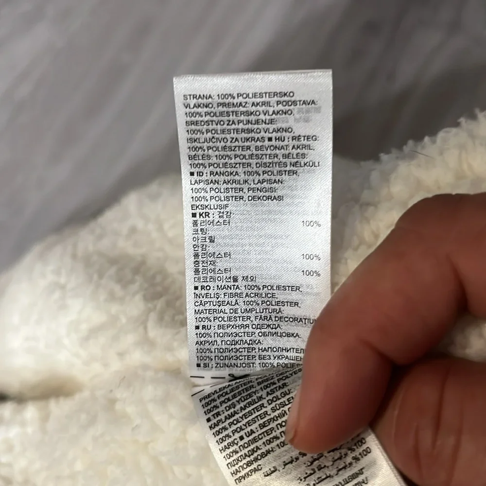 NWOT‎ GAP Kids Cream Sherpa Jacket